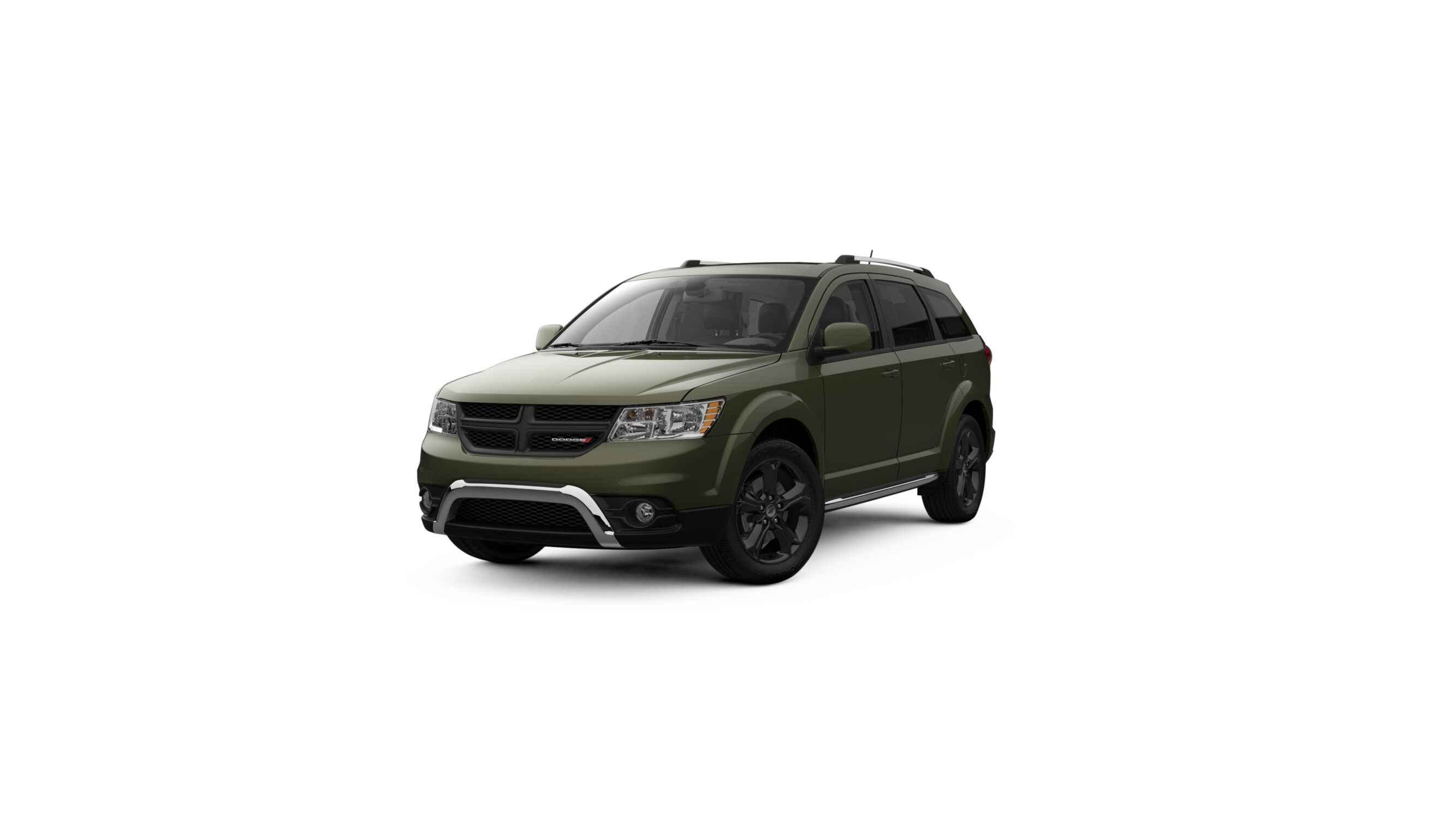 2018 Dodge Journey Crossroad Olive Green Exterior Front View